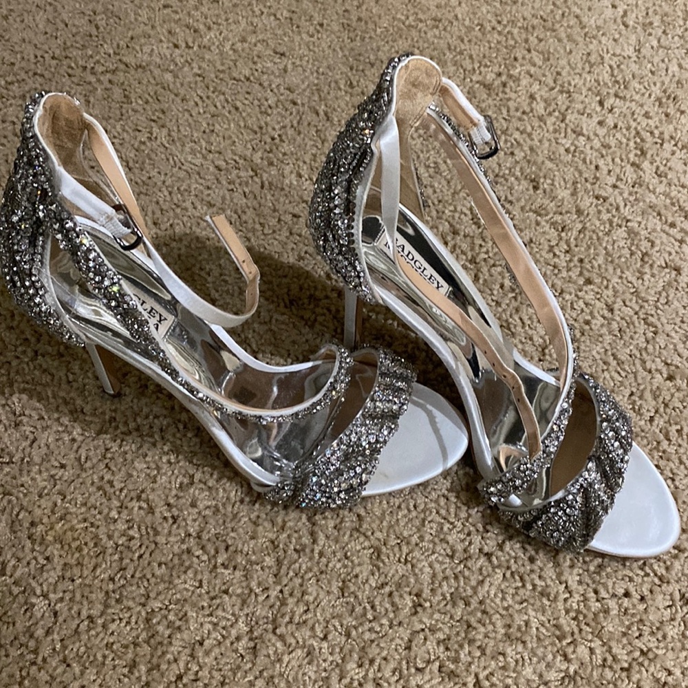Badgley Mischka heels. Worn once! On my wedding day! Lovely shoe!